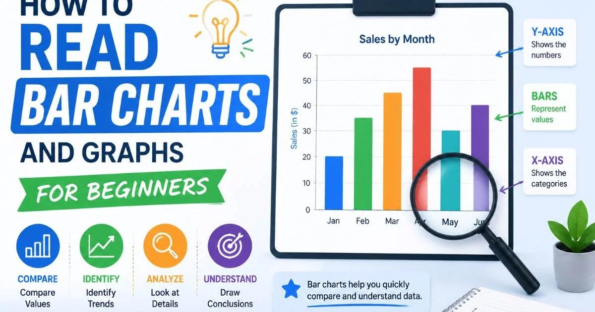 How to Read Bar Charts and Graphs for Beginners